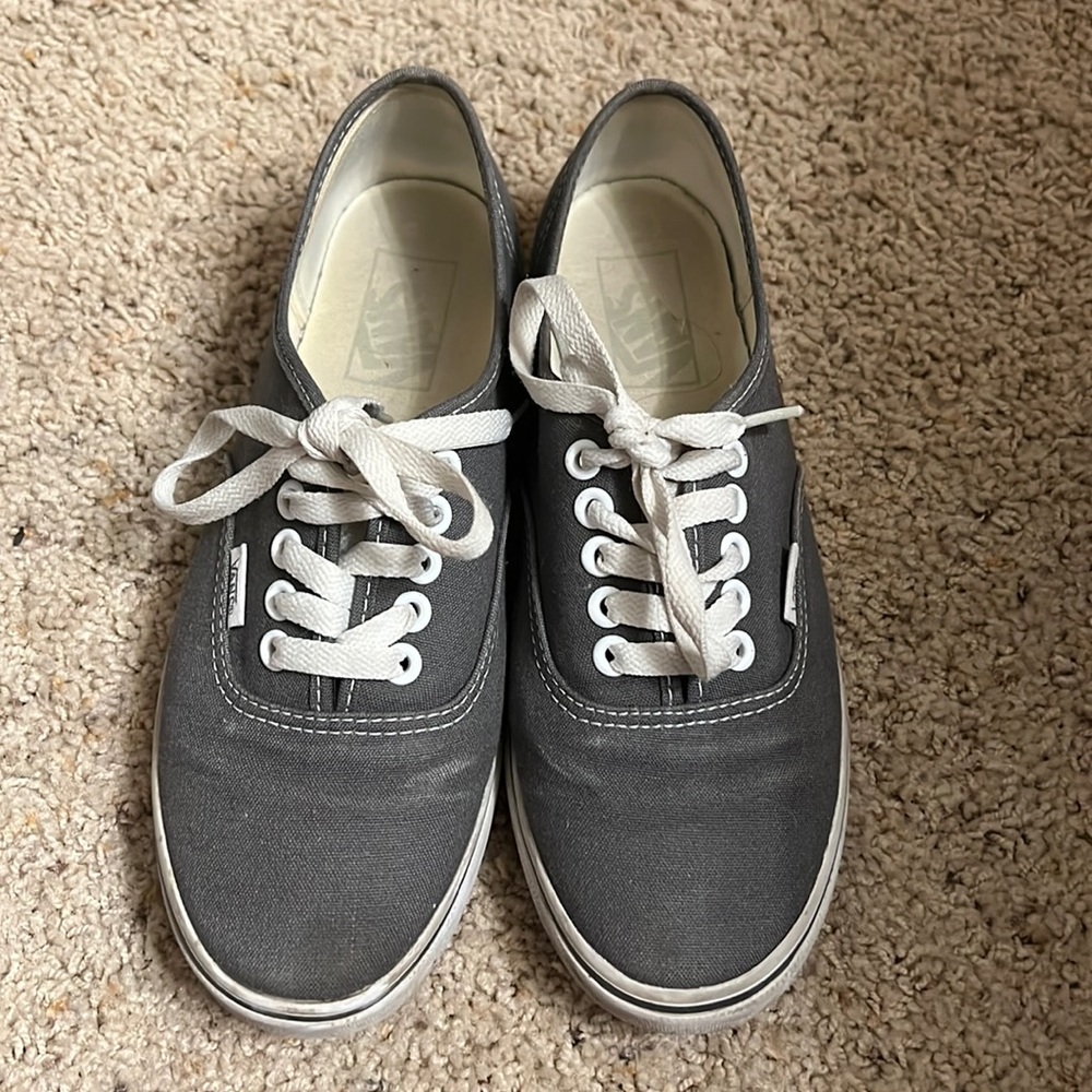Vans gray shoes